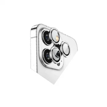 Apple İphone 15 Pro Max Bilvis Titan Kamera Lens - Gümüş