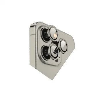 Apple İphone 15 Pro Max Bilvis Titan Kamera Lens - Titan Gri