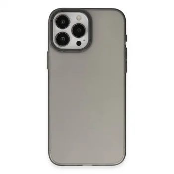 Apple İphone 15 Pro Max Kılıf Modos Metal Kapak - Siyah
