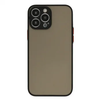 Apple İphone 15 Pro Max Kılıf Montreal Silikon Kapak - Siyah