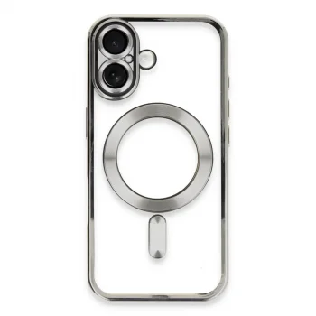 Apple İphone 16 Kılıf Kross Magneticsafe Kapak - Gümüş