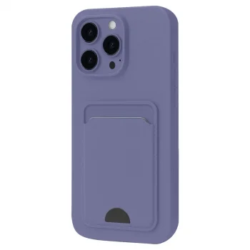 Apple İphone 16 Plus Kılıf Kelvin Kartvizitli Silikon - Lila