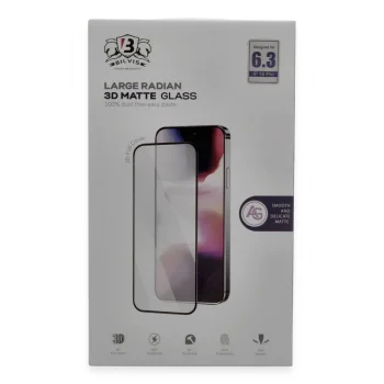 Apple İphone 16 Pro Bilvis 3d Mat Cam Ekran Koruyucu