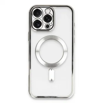 Apple İphone 16 Pro Kılıf Kross Magneticsafe Kapak - Gümüş