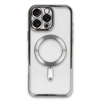 Apple İphone 16 Pro Kılıf Kross Magneticsafe Kapak - Titan Gri