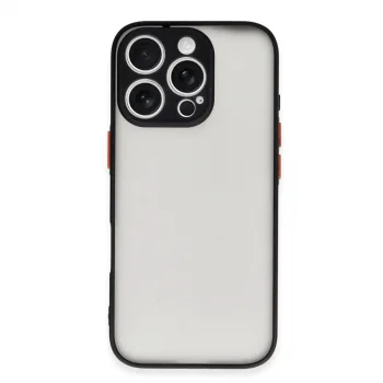 Apple İphone 16 Pro Kılıf Montreal Silikon Kapak - Siyah