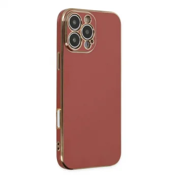 Apple İphone 16 Pro Max Kılıf Volet Silikon - Kırmızı
