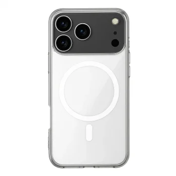 Apple İphone 17 Pro Kılıf Magneticsafe Şeffaf Silikon - Şeffaf