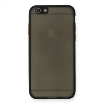 Apple İphone 6 Kılıf Montreal Silikon Kapak - Siyah