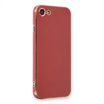 İphone 7 Kılıf Volet Silikon - Kırmızı