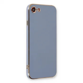 İphone 7 Kılıf Volet Silikon - Mavi