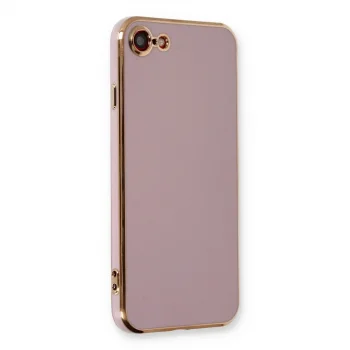 İphone 7 Kılıf Volet Silikon - Mor