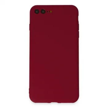 İphone 7 Plus Kılıf First Silikon - Bordo