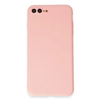 İphone 7 Plus Kılıf First Silikon - Pudra