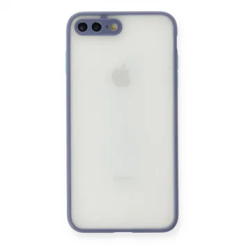 Apple İphone 7 Plus Kılıf Montreal Silikon Kapak - Gri