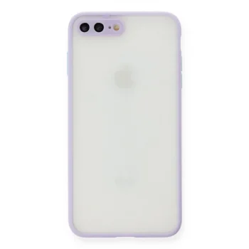 Apple İphone 7 Plus Kılıf Montreal Silikon Kapak - Mor