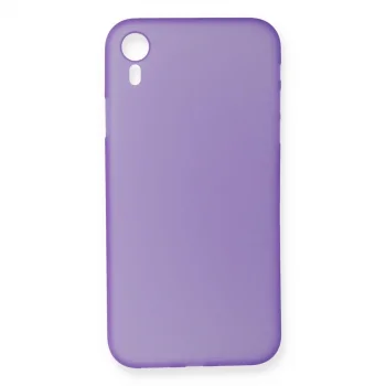 Apple İphone Xr Kılıf Pp Ultra İnce Kapak - Mor