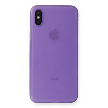 Apple İphone Xs Max Kılıf Pp Ultra İnce Kapak - Mor