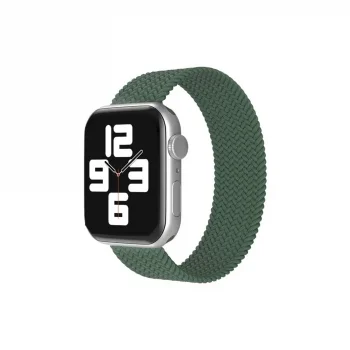 Apple Watch 38mm Ayarlı Solo Silikon Kordon (saat Değildir) - Haki Yeşil