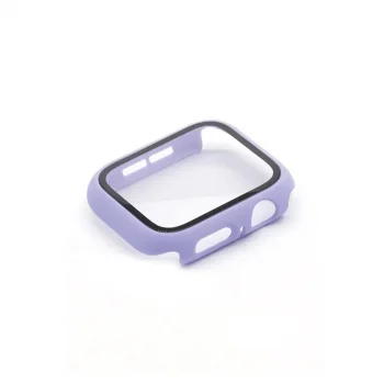 Apple Watch 38mm Camlı Kasa Ekran Koruyucu - Lila