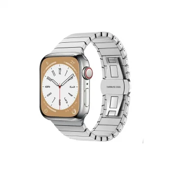 Apple Watch 38mm Kr413 Fine Steel Kordon (saat Değildir) - Gümüş