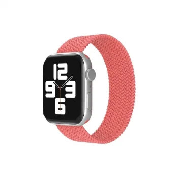 Apple Watch 42mm Ayarlı Solo Silikon Kordon (saat Değildir) - Pembe