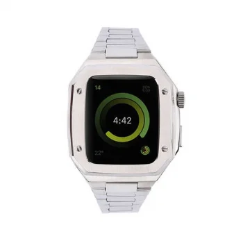 Apple Watch 44mm Metal Petek Kasalı Kordon (saat Değildir) - Gümüş