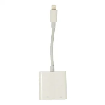 Apr22 Iphone Otg 2in1 - Beyaz