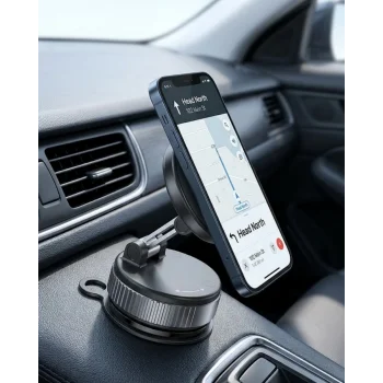 Araç İçi Manyetik Navigasyon Telefon Tutucu Güçlü Mıknatıslı Stand