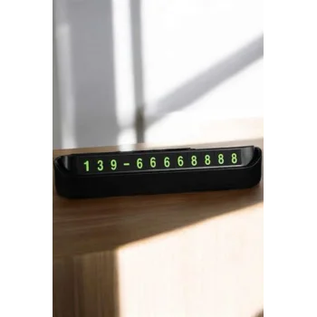 Araç İçi Numaratör Numaralık Torpido Üstü Açılır Kapanır Telefon Numarası Bırakma