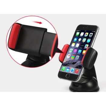 Araç İçi Torpido ve Cam Vakumlu Kısa Boy Telefon Tutucu (5047)