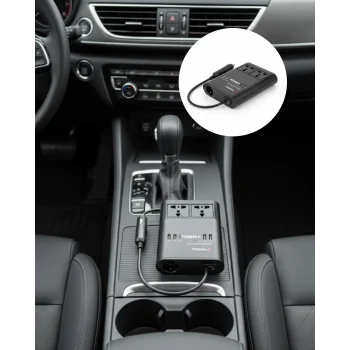 Araç İçin 12V 24V Güç Dönüştürücü 220V Priz ve USB Portlu
