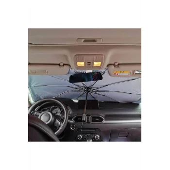 Araç Şemsiyesi Bütün Araçlara Uyumlu Katlanabilir Şemsiye Güneşlik