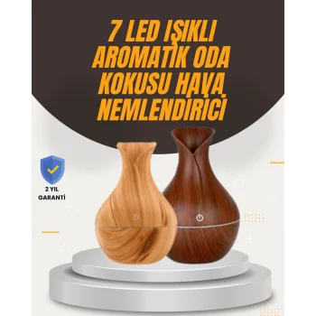 Aromaterapi Özellikli Ultrasonik Taşınabilir Oda ve Ofis Nemlendirici