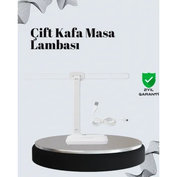 Ayarlanabilir Açıya Sahip Masa Lambası | Kademeli Işık Seviyesi, Modern ve Kompakt Tasarım