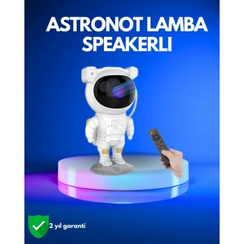 Ayarlanabilir Parlaklık ve Zamanlayıcı Modlu Astronot Lamba