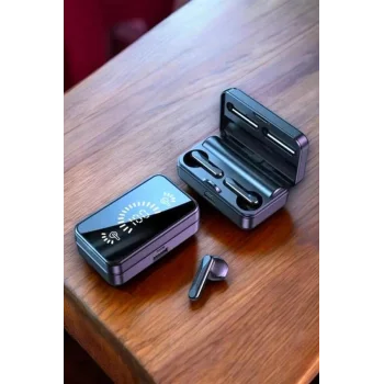 Aynalı Bluetooth Kulaklık Telefon Standlı Dijital Göstergeli