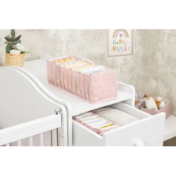 Baby Akordiyon Organizer Çekmece Düzenleyici Medium (pembe)  04096