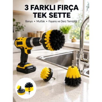 Banyo, Mutfak, Jant ve Fayans Temizliği İçin Uygun Matkap Başlığı