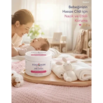 Bebek Pişik Kremi Çinko Oksit ve Lanolin İçerikli Bariyer Krem Yoğun Onarıcı Cilt Bakım Kremi