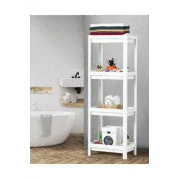 BEYAZ DİKDÖRTGEN RAF ÜNİTESİ PLASTİK (5047)