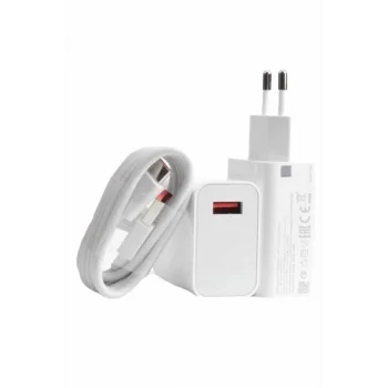 Beyaz Ultra Plus Hızlı Şarj Seti Şarj Adaptörü ve Kablosu 67W