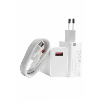 Beyaz Ultra Plus Hızlı Şarj Seti Şarj Adaptörü ve Kablosu 67W