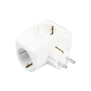 BEYAZ YONCA PLUS 3LÜ TOPRAKLI PRİZ FİŞ 03-ZM (5047)