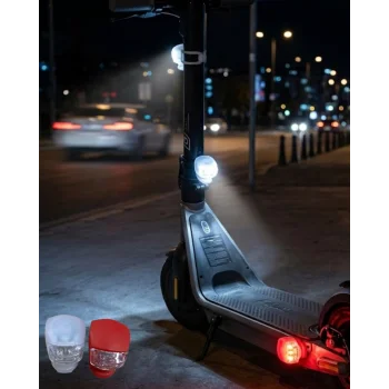 Bisiklet Emniyet Lambası 2li Set Güçlü LED  Işık