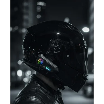 Bluetooth 5.3 Kask İçi Intercom Kulaklık 1000 m Mesafe 1000 mAh