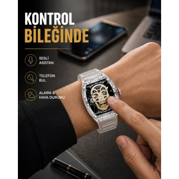 Bluetooth Arama Özellikli Akıllı Saat Çok Fonksiyonlu Yeni Nesil