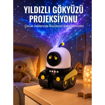 Bluetooth Bağlantılı Yüksek Çözünürlüklü Galaksi Projektör Yeni Nesil