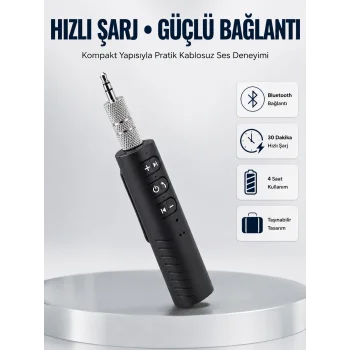 Bluetooth Destekli Ses Alıcısı – Eski Cihazlarınıza Yenilik Katın