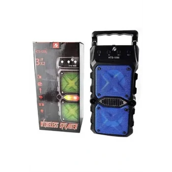 Bluetooth Hoparlör Yüksek Ses Kaliteli Büyük Boy Çift Çıkışlı Ses Bombası